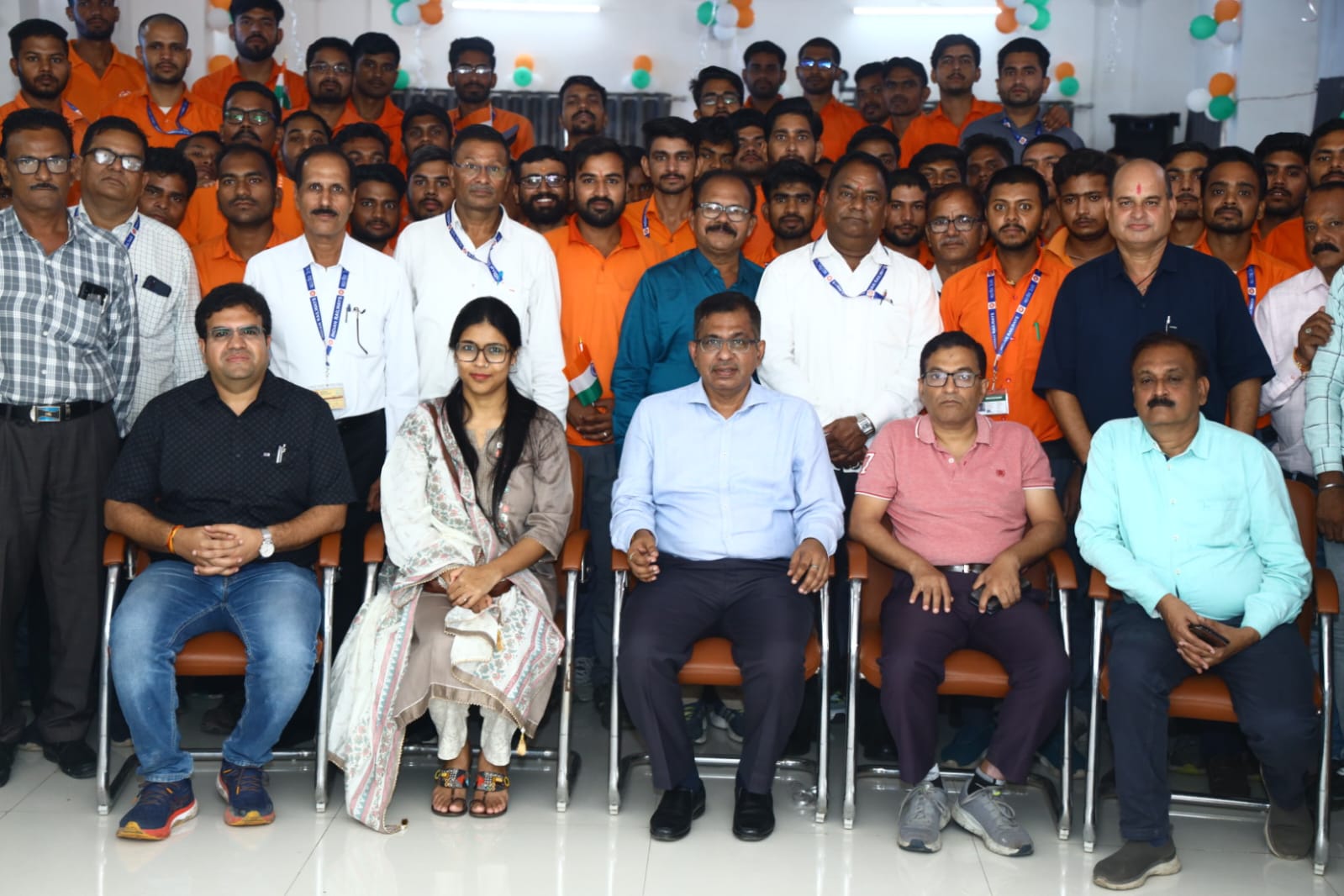 Celebrated the first foundation day of Mandal Training Center. DRM gave