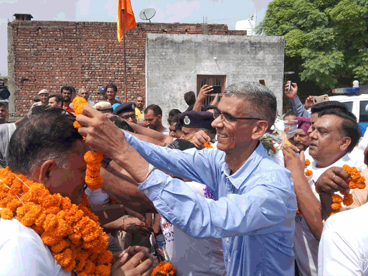 Haryana News Entry of Uday Haryana Anti Drug Cyclothon Yatra in Ambala