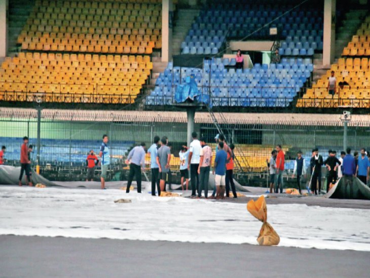 Sporting wicket ready, even if there is moderate rain, the field will be playable again in just 1 hour. , Sporting wicket is ready, even if there is moderate rain, the ground will be playable again in just 1 hour. Sporting wicket ready, even if there is moderate rain, the field will be playable again in just 1 hour. , Sporting wicket is ready, even if there is moderate rain, the ground will be playable again in just 1 hour.