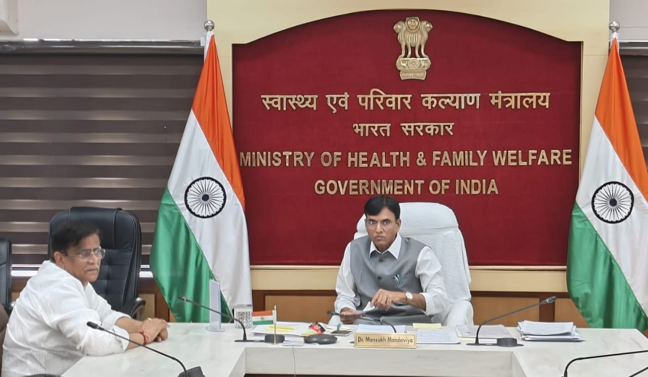 Dhankhar met Union Health Minister Mandaviya
