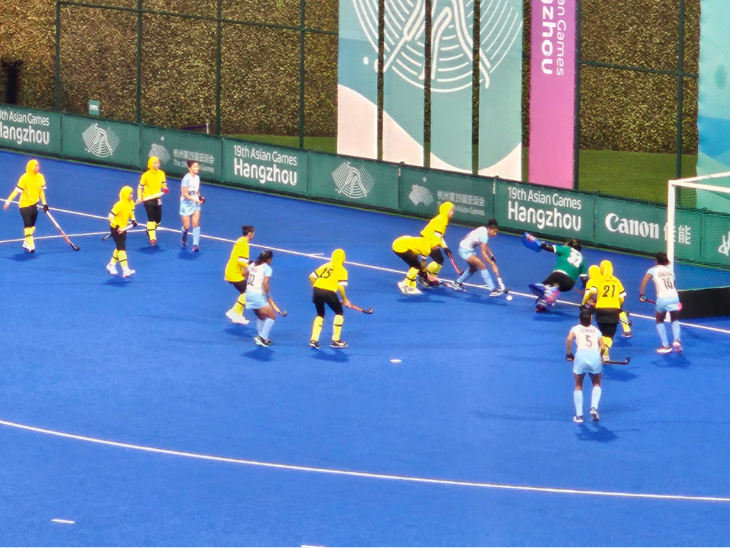 भारत के लिए मोनिका (7'), दीप ग्रेस एक्का (8'), नवनीत कौर (11'), वैष्णवी विट्ठल फाल्के (15'), संगीता कुमारी (24') और लालरेम्सियामी (50') ने एक-एक गोल किया।