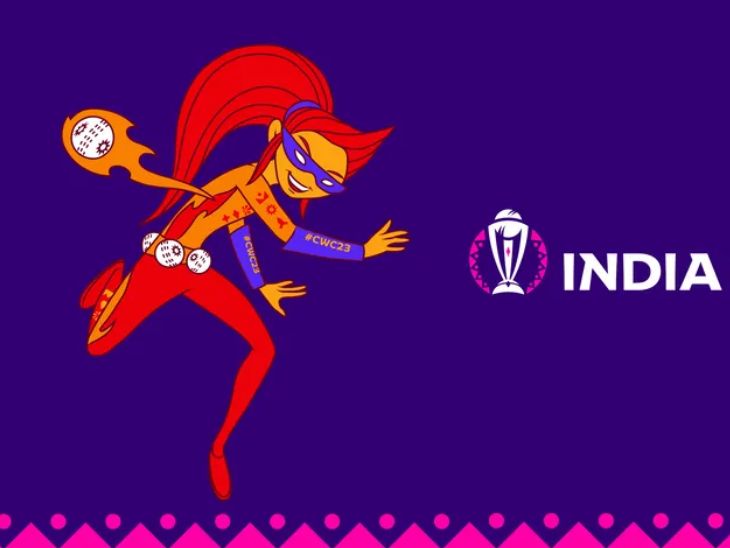 वुमन बॉलर मस्कट ब्लैज के हाथ में टर्बो-पावर एनर्जी है।