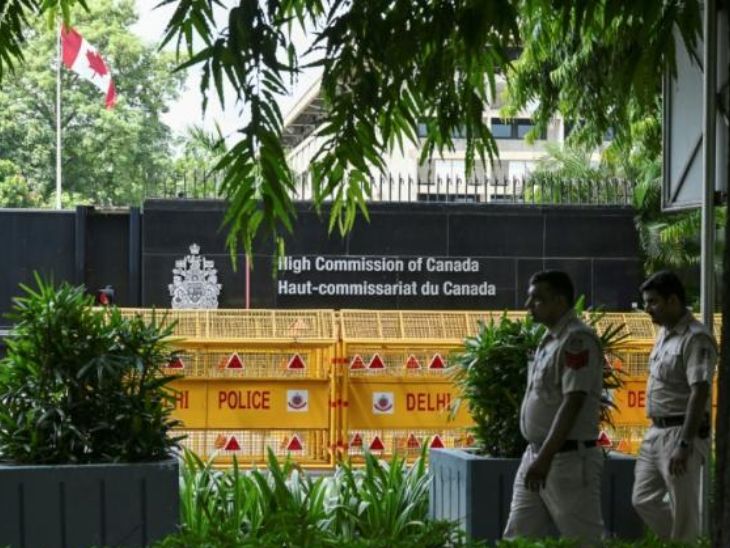 तस्वीर भारत में मौजूद कनाडा की एम्बेसी की है। (फाइल) - Dainik Bhaskar
