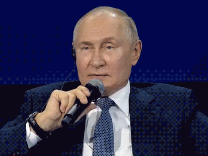 पुतिन ने 4 अक्टूबर को फाइनेंशियल सिक्योरिटी पर एक ओलंपियाड को संबोधित किया था।