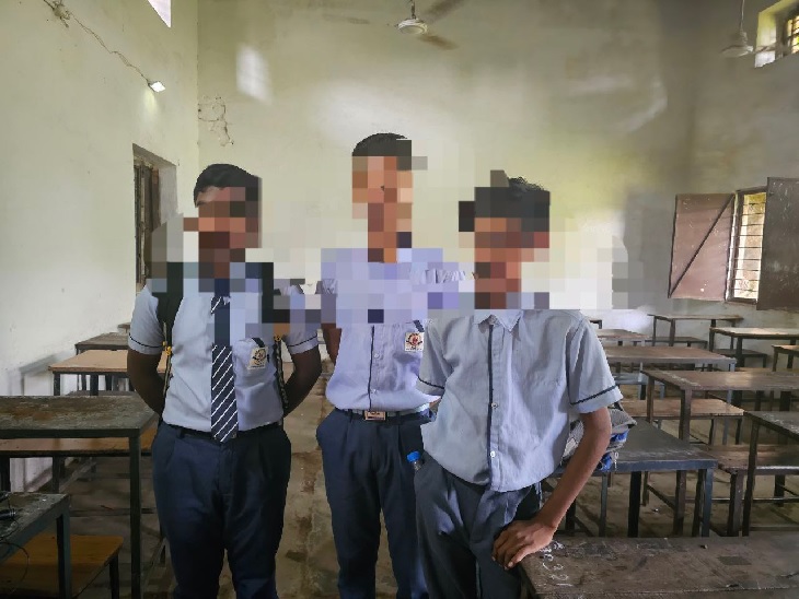 स्वामी आत्मानंद स्कूल के बच्चों ने बताया विधायक अरुण वोरा आए थे वोट मांगने।