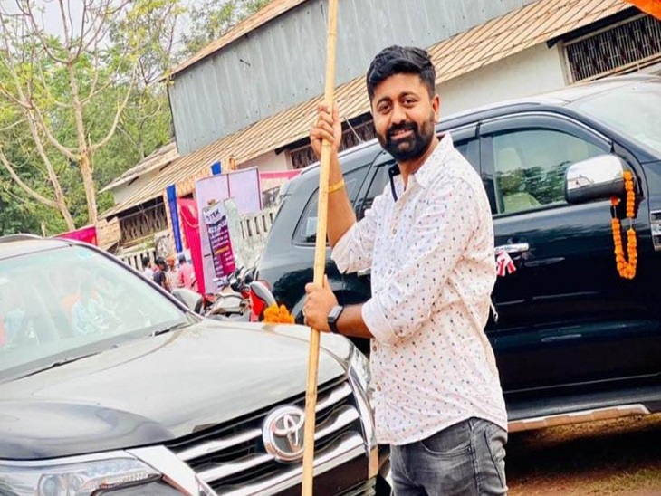 भाजयुमो नेता राहुल परिहार, जिसे पुलिस ने ठगी के मामले में गिरफ्तार किया है।