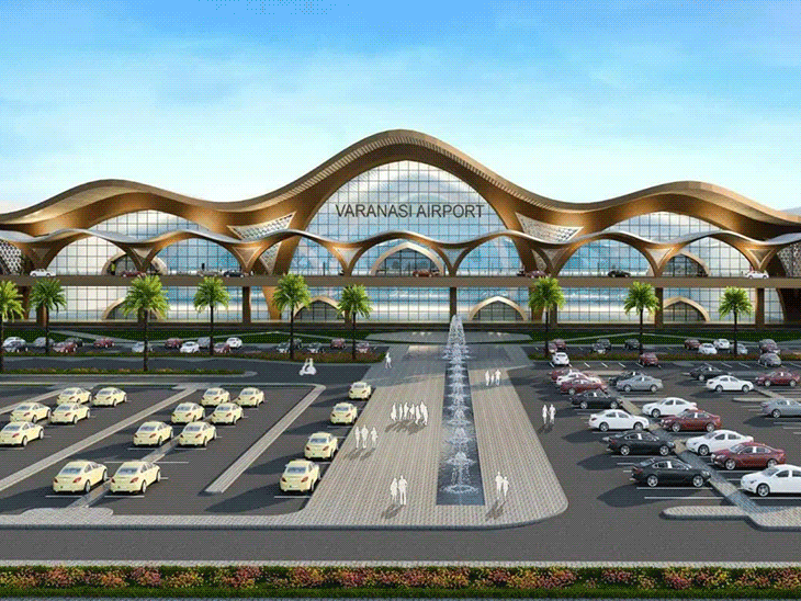 Model photos of Varanasi airport expansion released वाराणसी एयरपोर्ट