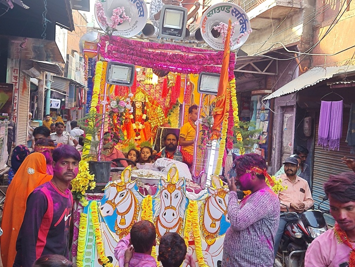 Barkhandi Mother Goddess's immersion journey Yatra taken out from Barkhandi ...