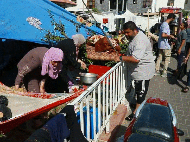 Israel Hamas Conflict; Gaza Al-Shifa Hospital Shelters 50,000 Palestinians | रोटी के टुकड़ों-दाल से पेट भर रहे; नहाने-पीने के लिए सिर्फ खारा पानी