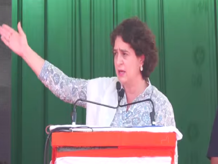 प्रियंका बोलीं- छत्तीसगढ़ के किसान काफी खुश हैं।