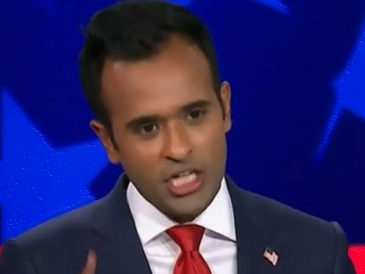 US Presidential Election 2024; Nikki Haley Vs Vivek Ramaswamy | रामास्वामी बोले- पहले अपने परिवार को देखें हेली; निक्की ने उन्हें नीच आदमी बताया