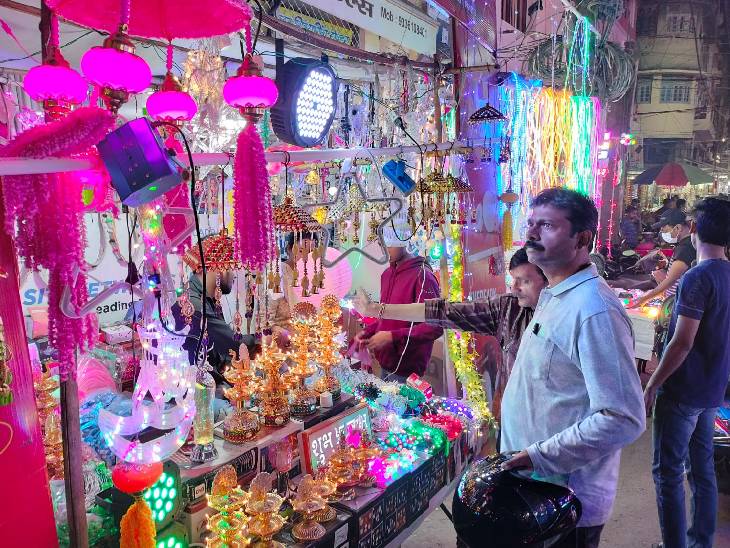 Deepawali, Kanpur News, Kanpur Market, Market of lights decorated on