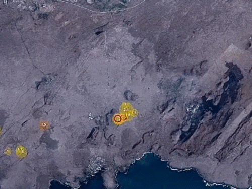 Iceland declares state of emergency after 800 earthquakes in 14 hours hit nation | इमरजेंसी लगाई, ज्वालामुखी फटने का भी डर; इस देश में सक्रिय हैं 33 वोल्केनो