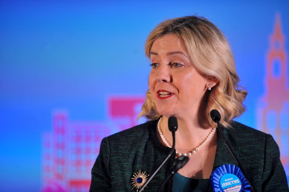 तस्वीर सुनक की पार्टी से सांसद एंड्रिया जेन्किंस की है, जिन्होंने सुनक के खिलाफ नो कॉन्फिडेंस लेटर पेश किया है।