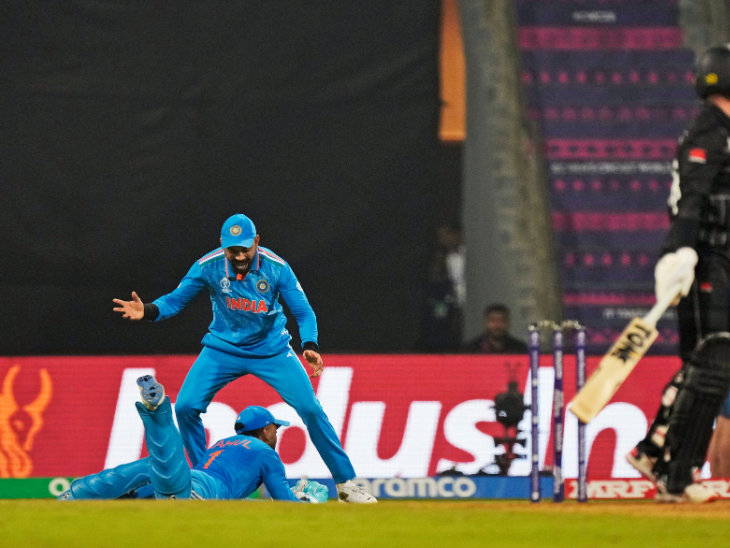 डेवोन कॉनवे 13 रन बनाकर आउट हुए.  राहुल ने मैच में कुल 4 कैच लपके.