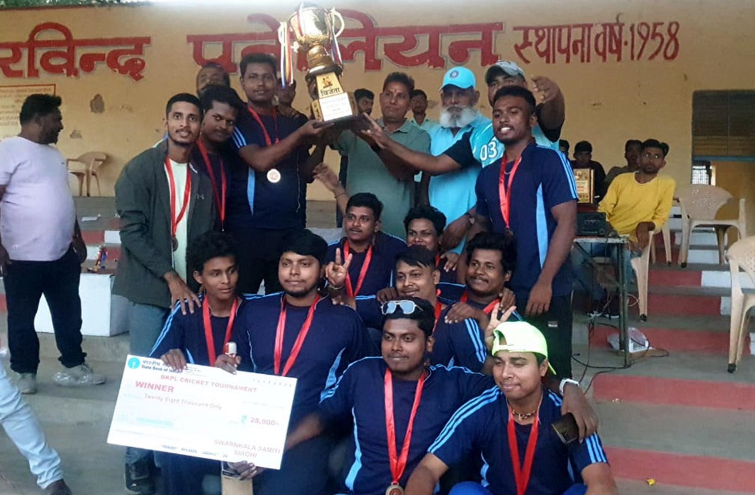 Gopalgarh won the gold medal Bengali PL Cricket League गोपालगढ़ ने जीती स्वर्णकार बंगाली पीएल