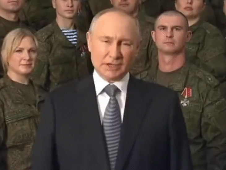 1 जनवरी को पुतिन और जेलेंस्की ने अपने देश को संबोधित किया था।