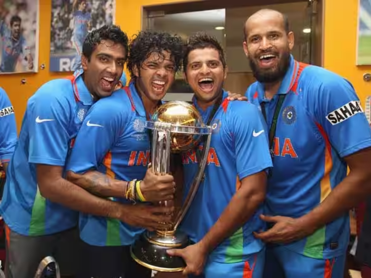 श्रीसंत ने अपने 6 साल के इटरनेशनल करियर में 2 वर्ल्ड कप जीते।