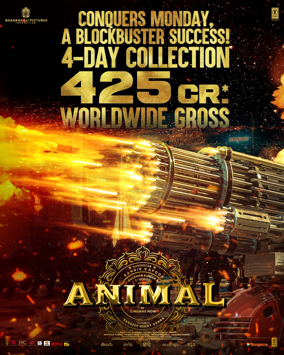 Animal Box Office Collection Record Update; Ranbir Kapoor | Bobby Deol ...