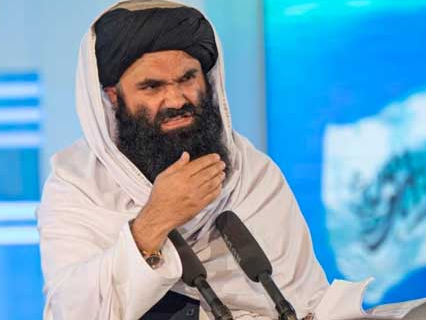 सिराजुद्दीन हक्कानी ने 2021 में होम मिनिस्ट्री संभाली। इसके बाद वो सिर्फ एक बार सार्वजनिक तौर पर नजर आया है। (फाइल) - Dainik Bhaskar