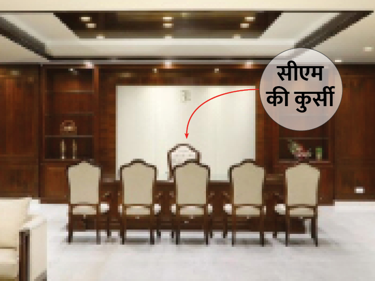 भोपाल के वल्लभ भवन स्थित मुख्यमंत्री का दफ्तर। 11 दिसंबर को तय होगा कि कौन इस कुर्सी पर बैठेगा।