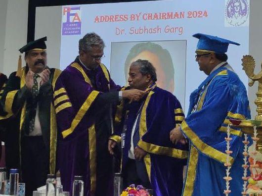 Announcement made at the convocation ceremony of Ramaiah University ...
