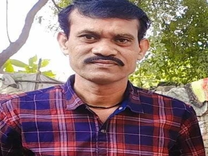 मृतक मजदूर राम प्रसाद लहरे। - Dainik Bhaskar