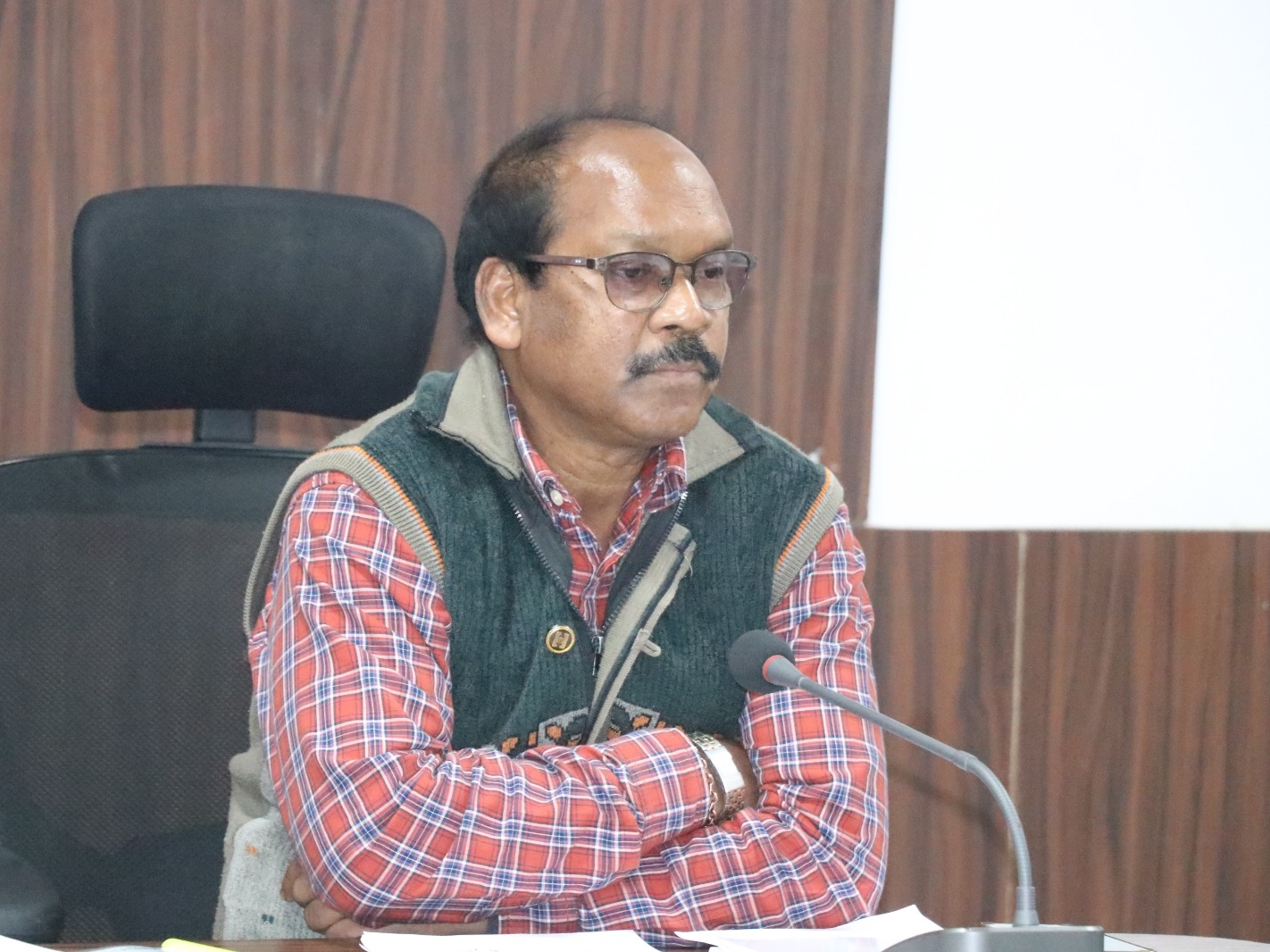 Additional Collector held a meeting of officials