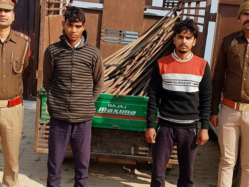 Gang stealing bars caught in Bareilly | बरेली में सरिया चोरी करने वाले ...