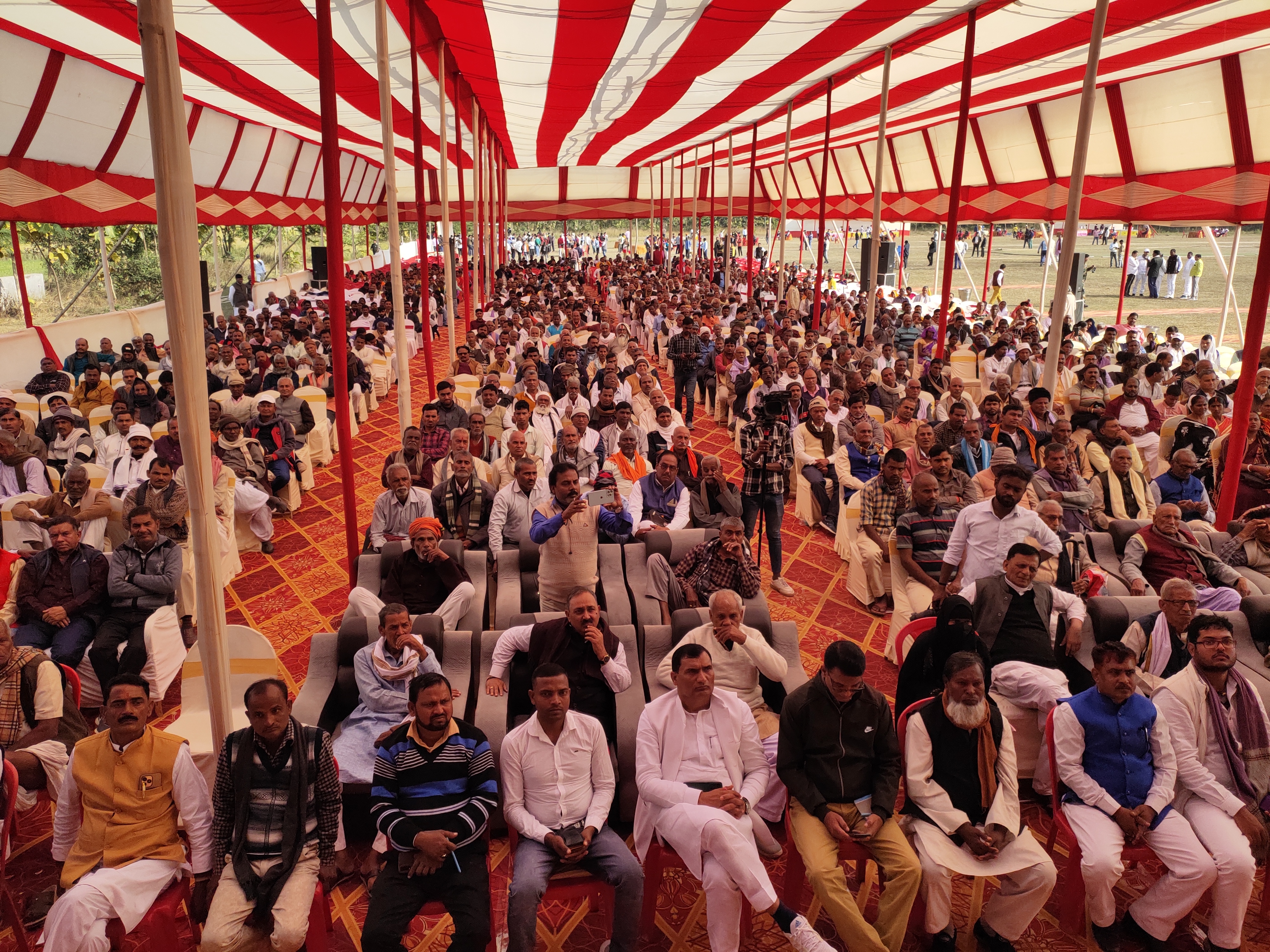 Mahapanchayat organized in view of Lok Sabha elections | लोकसभा चुनाव को  देखते हुए महापंचायत का आयोजन: दशा और दिशा पर की गई विशेष चर्चा, नवादा पूरी  तरह ठगी महसूस कर रहा