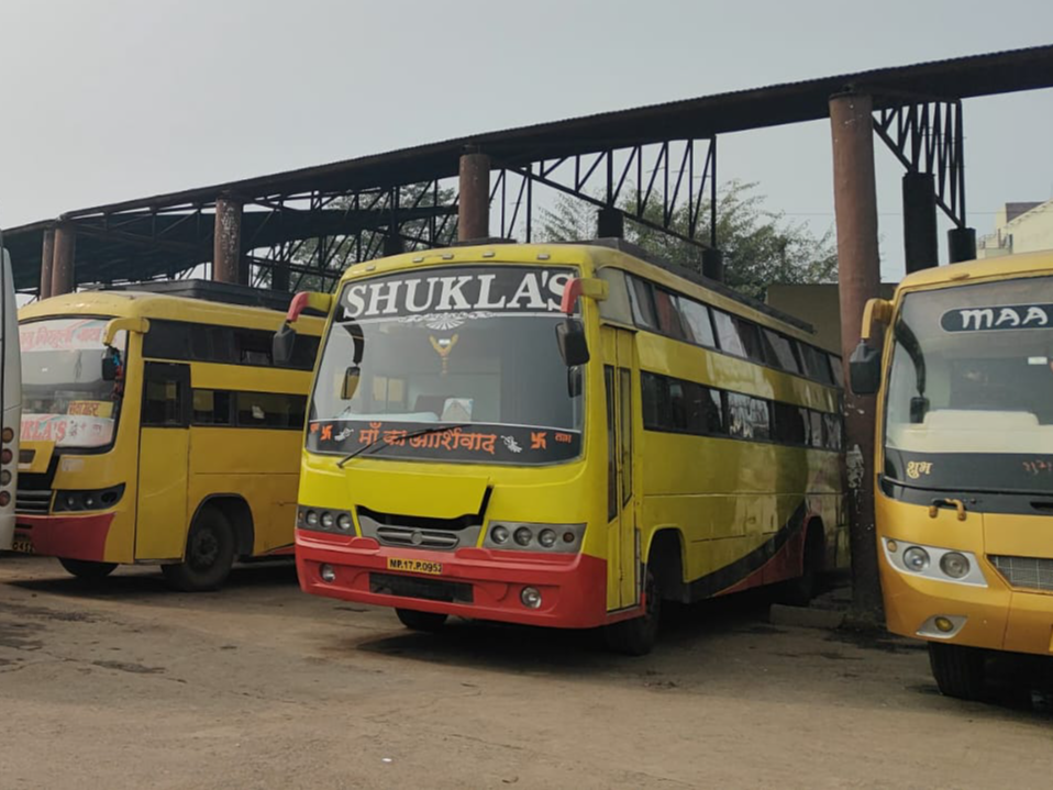 Passengers kept getting troubled in Rewa bus stand,Rewa latest news Chartered Bus Rewa