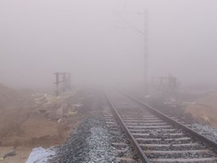 सीकर के फतेहपुर कस्बे में गुरुवार सुबह लगातार 9वें दिन घना कोहरा छाया रहा।
