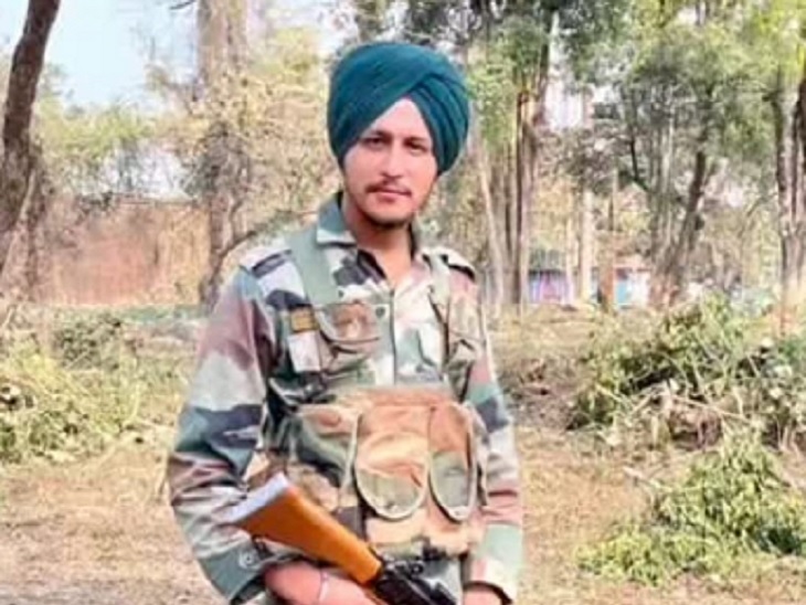 Punjab Gurdaspur Army soldier Gurpreet martyred in Jammu and Kashmir गुरदासपुर का फौजी जम्मू