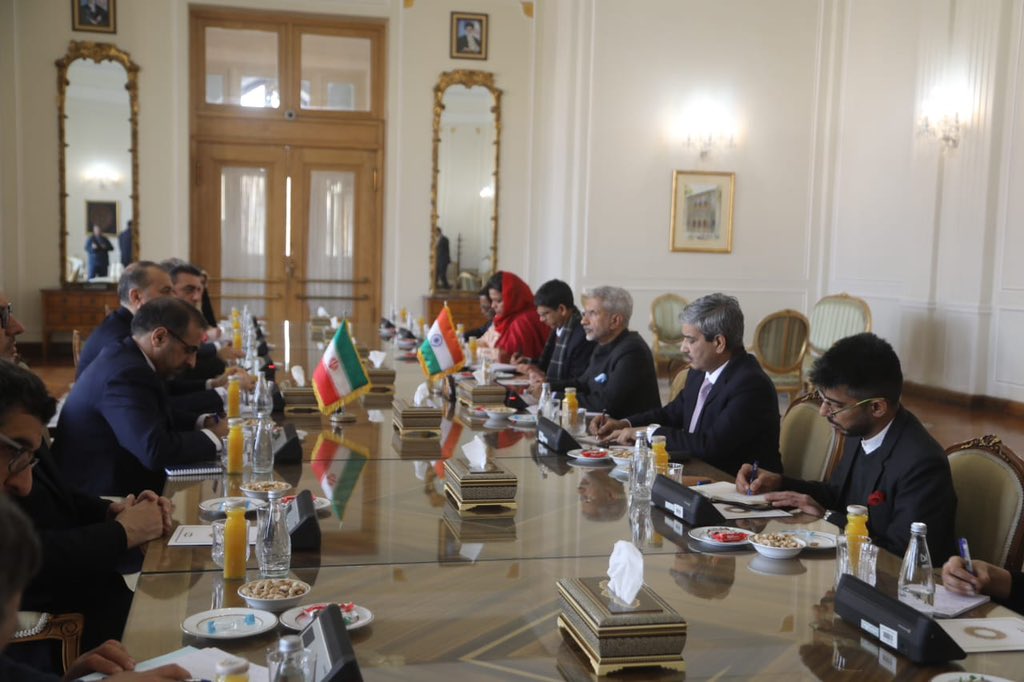 भारत और ईरान के बीच अफगानिस्तान, गाजा और यूक्रेन जंग जैसे कई मुद्दों पर द्विपक्षीय चर्चा हुई।