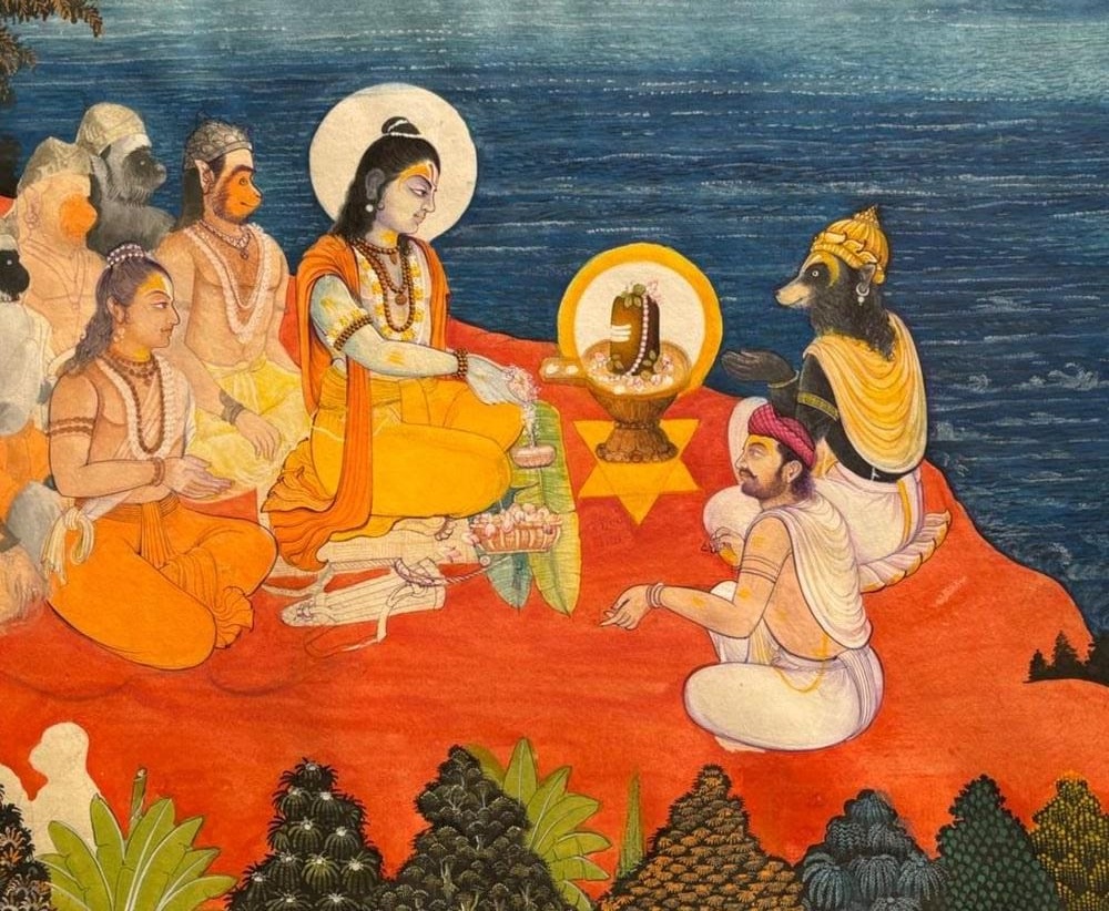 रामायण और रामचरित्रमानस से प्रेरित चित्रों को उन्होंने तैयार किया है।