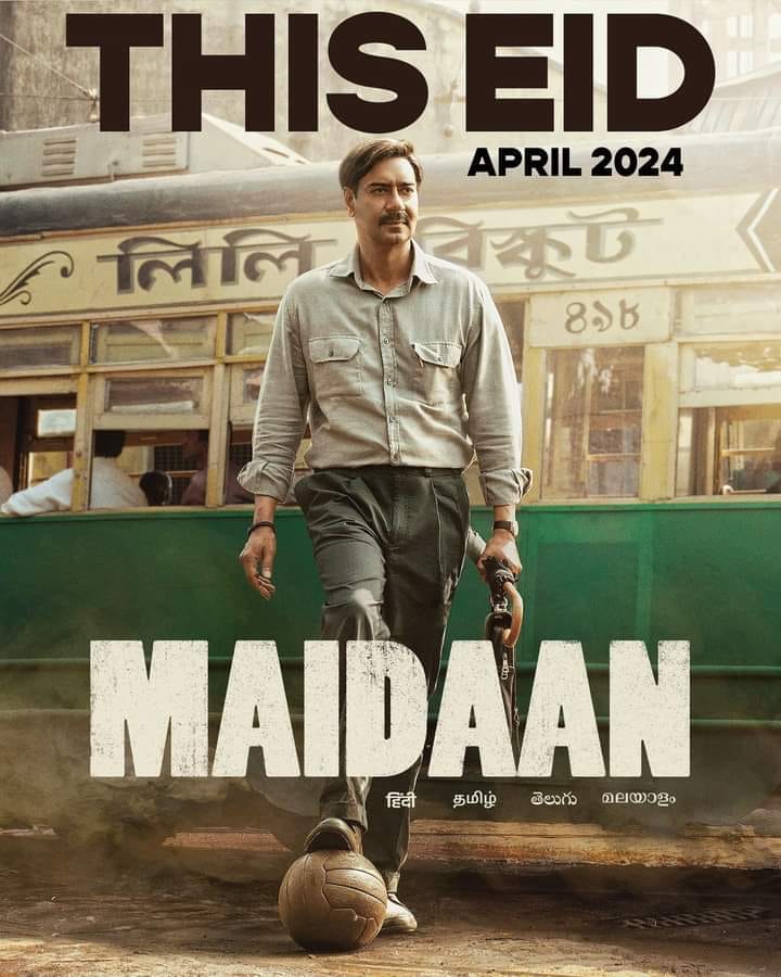 'मैदान' के मेकर्स ने हाल ही में फिल्म का नया पोस्टर शेयर करते हुए, इसकी नई रिलीज डेट अनाउंस की है।