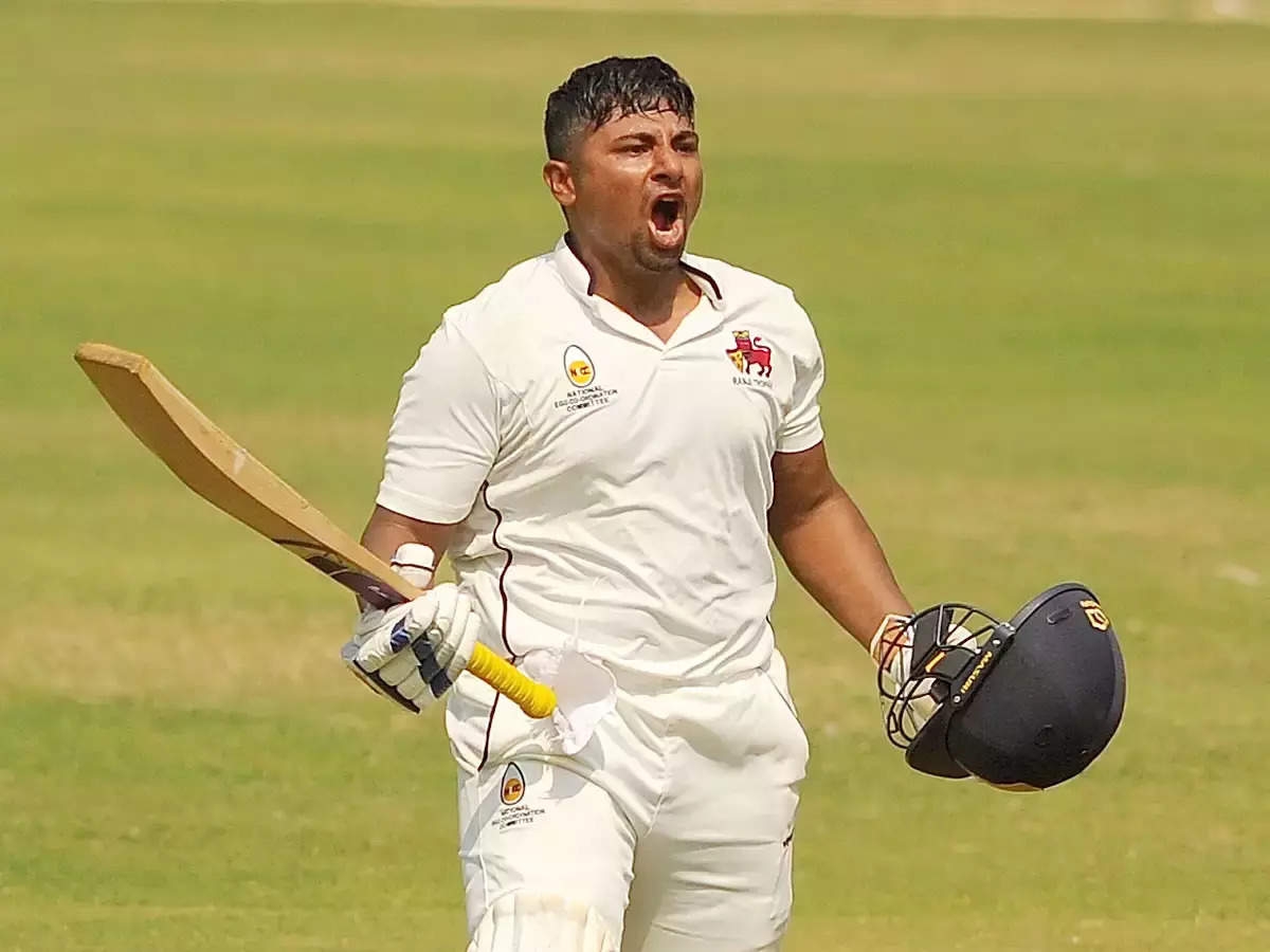 Sarfaraz Khan selected in Indian test cricket team