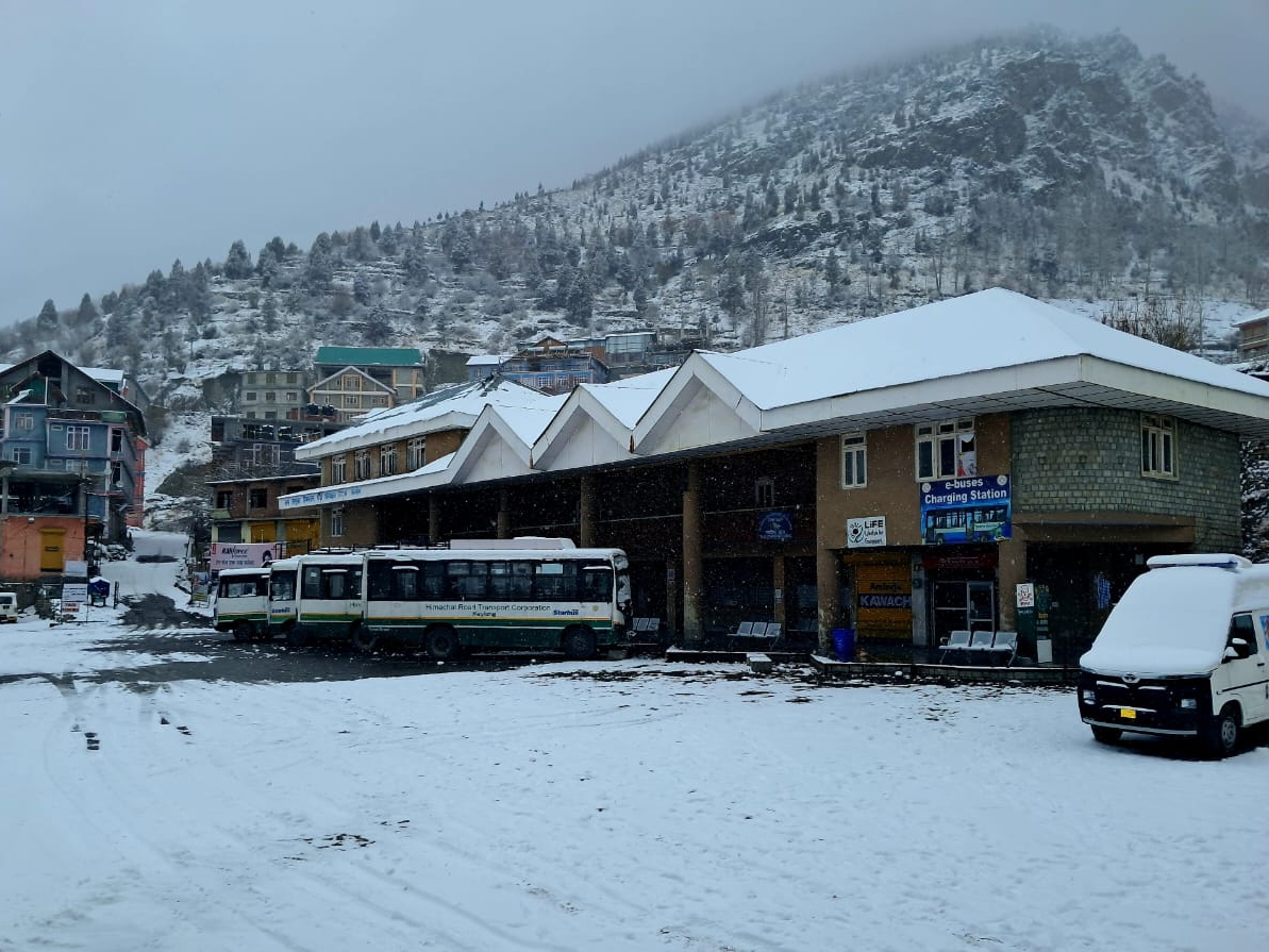 Snowfall Lahaul-Spiti Tindi Rohtang Koksar Sisu