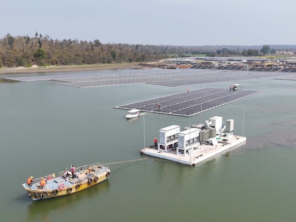 World's largest floating solar plant floating on Narmada