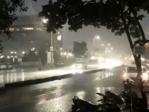 rajasthan mausam update today jaipur rain ganganagar sikar | जयपुर में तेज बारिश से जगह-जगह भरा पानी: अजमेर-जोधपुर सहित 11 जिलों में बरसात, - Jaipur News | Dainik Bhaskar