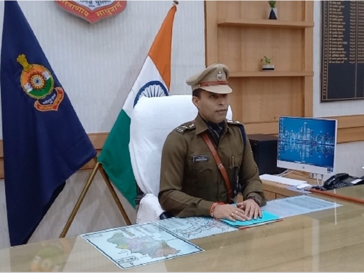 दुर्ग जिले के नए एसपी जितेंद्र शुक्ला - Dainik Bhaskar