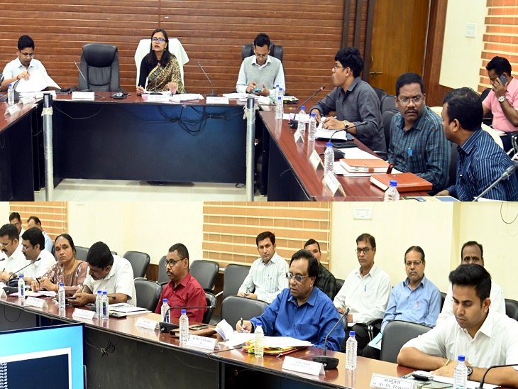 दुर्ग कलेक्टर ने ली डीएमएफ की बैठक