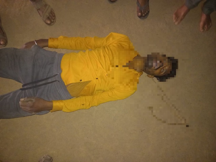 कुंजलाल धनकर को फंदे से नीचे उतारा गया - Dainik Bhaskar