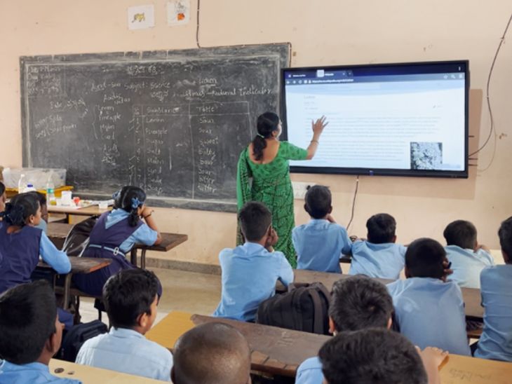 टीचर के खिलाफ अब तक कोई केस दर्ज नहीं कराई गई है। डिप्टी डायरेक्टर ऑफ पब्लिक इंस्ट्रक्शन्स (DPPI) मामले की जांच में जुटी है। (रिप्रेजेंटेटिव तस्वीर) - Dainik Bhaskar