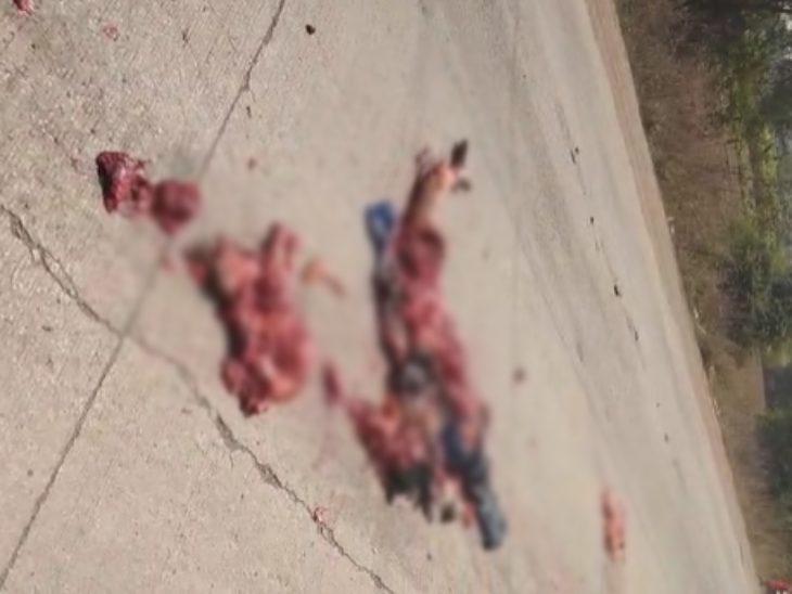 रायगढ़ जिले में बुधवार की दोपहर में बाइक और ट्रेलर के बीच आमने-सामने टक्कर हो गई।