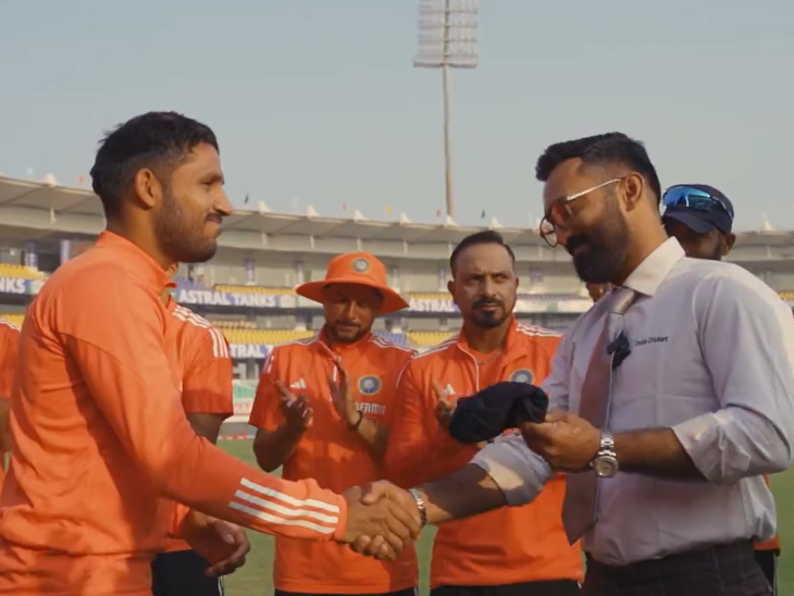 जुरेल भारत के लिए टेस्ट क्रिकेट खेलने वाले 312वें खिलाड़ी बने।