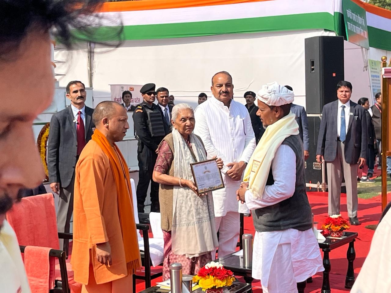 Bahraich farmer Ghulam Mohammad honored at Raj Bhavan