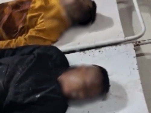 की हिंसा में मारे गए लोगों के शव जवाहरलाल नेहरू इंस्टीट्यूट ऑफ मेडिकल साइंस में रखे गए हैं।