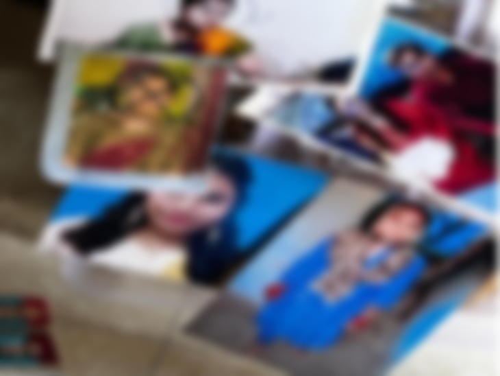 तस्वीरों में मार्कर से लगे हैं क्रॉस और सर्किल के निशान।