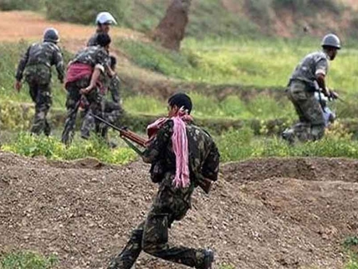 कांकेर जंगल में पुलिस-नक्सली मुठभेड़ - Dainik Bhaskar